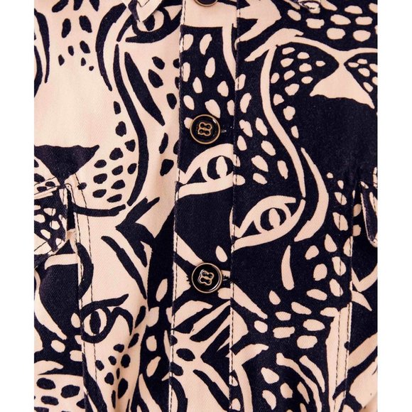 FARM Rio Midnight Leopard Belt Canvas Jumpsuit - Picture 8 of 16